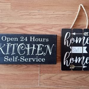 Home decor signs